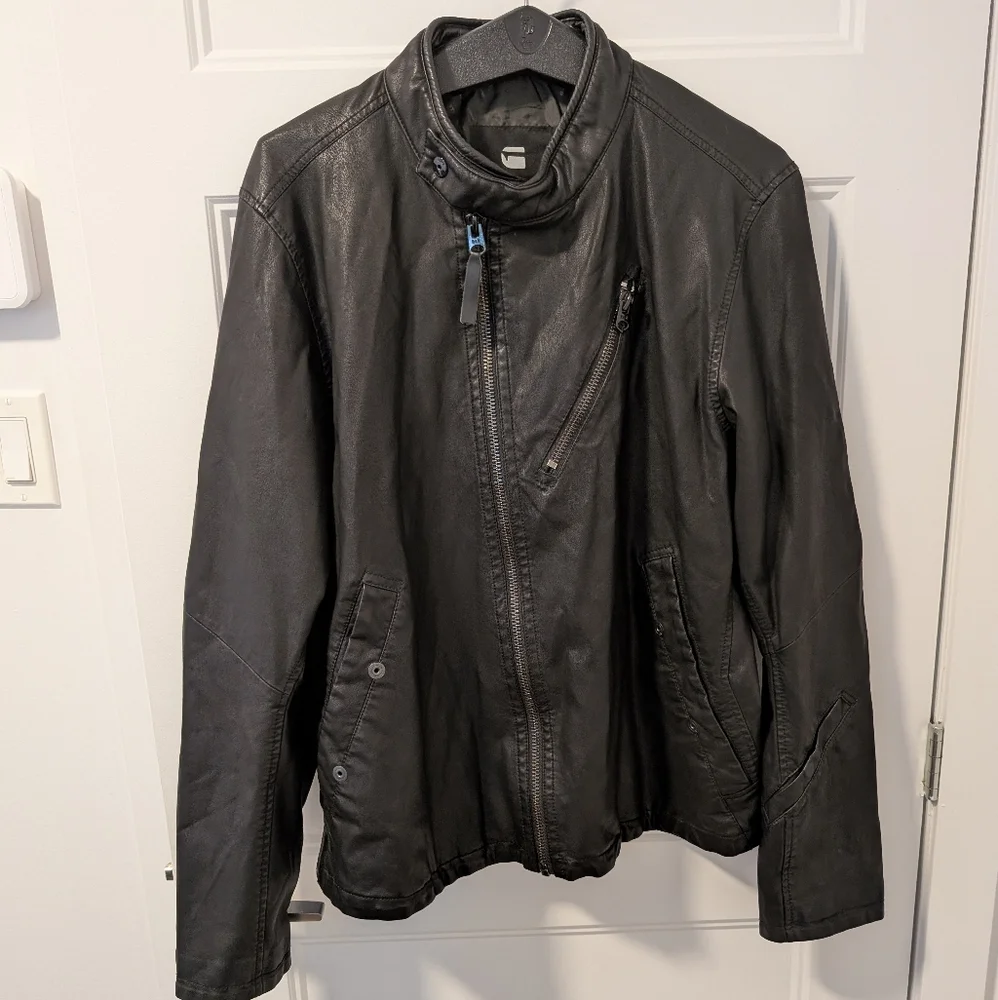 G StarRaw/Empral Deconstructed 3D Biker Jacket Sz XL - Picture 2 of 10